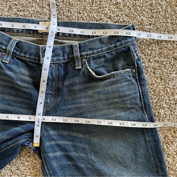 Simon Miller W005 Bora Cropped Wide Leg Jeans Womens 28 Blue Fringed Boho Hippie - Picture 12 of 14